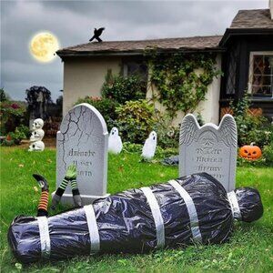Scary Halloween Decorations Outdoor, Halloween Inflatables Yard Decorations